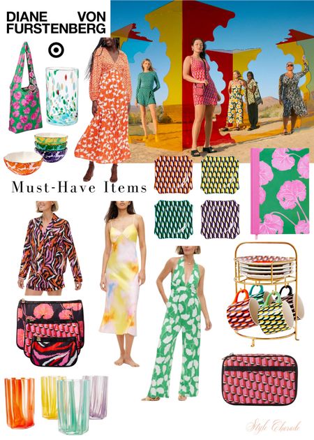 The Diane von Furstenberg for Target collection launches tomorrow morning at 2 AM CST. Get your links ready to shop including her wrap dresses, home decor items, and customizable furniture! 

#LTKSeasonal #LTKfindsunder100 #LTKhome