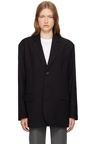 Black Gelso Oversized Blazer | SSENSE