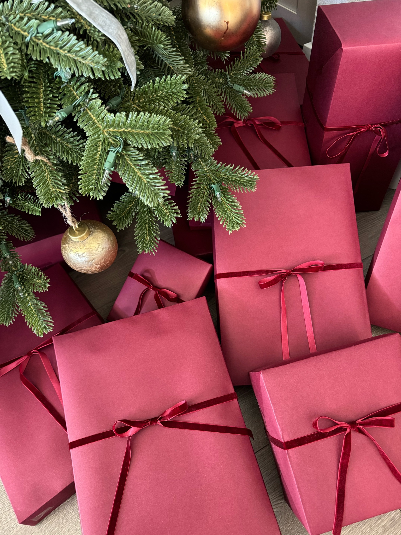 My gift wrapping supplies for the season! 