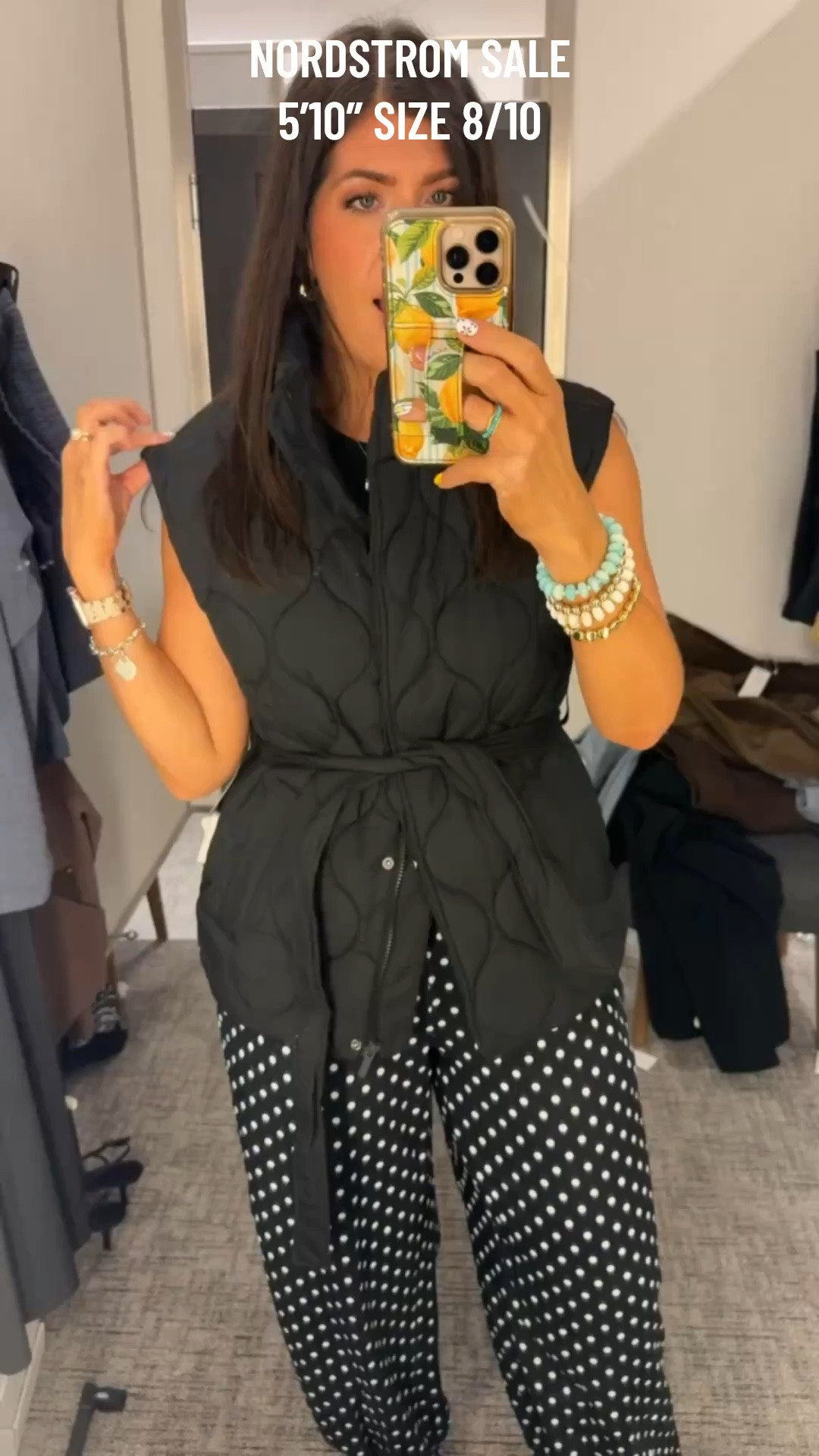 Active wear on sale In a size medium in the puffer vest In a size medium in polka dot balloon pants 

Nordstrom Anniversary Sale, Women’s Activewear, Fall fashion, Loungewear

#LTKSeasonal #LTKMidsize #LTKSaleAlert