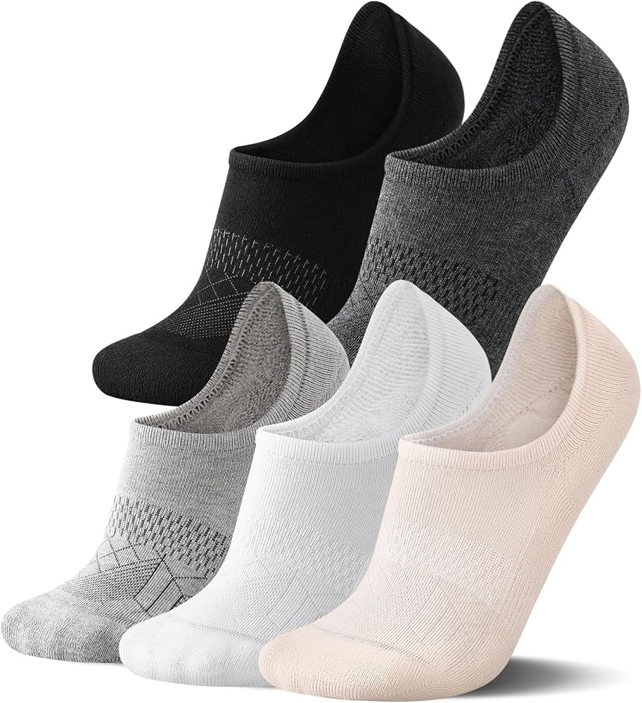 FITRELL No Show Socks Womens - Athletic Cushioned Low Cut Ankle Socks Invisible Non-slip Liner Ru... | Amazon (US)