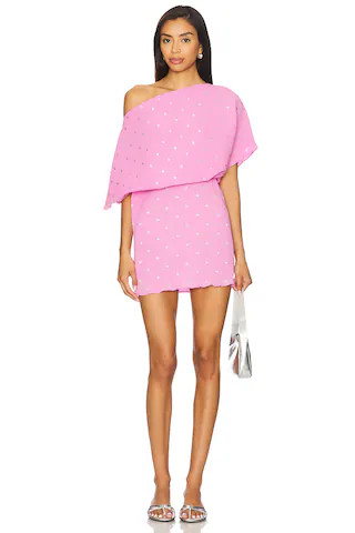 Never Fully Dressed Mini Tilly Dress in Petal Pink from Revolve.com | Revolve Clothing (Global)