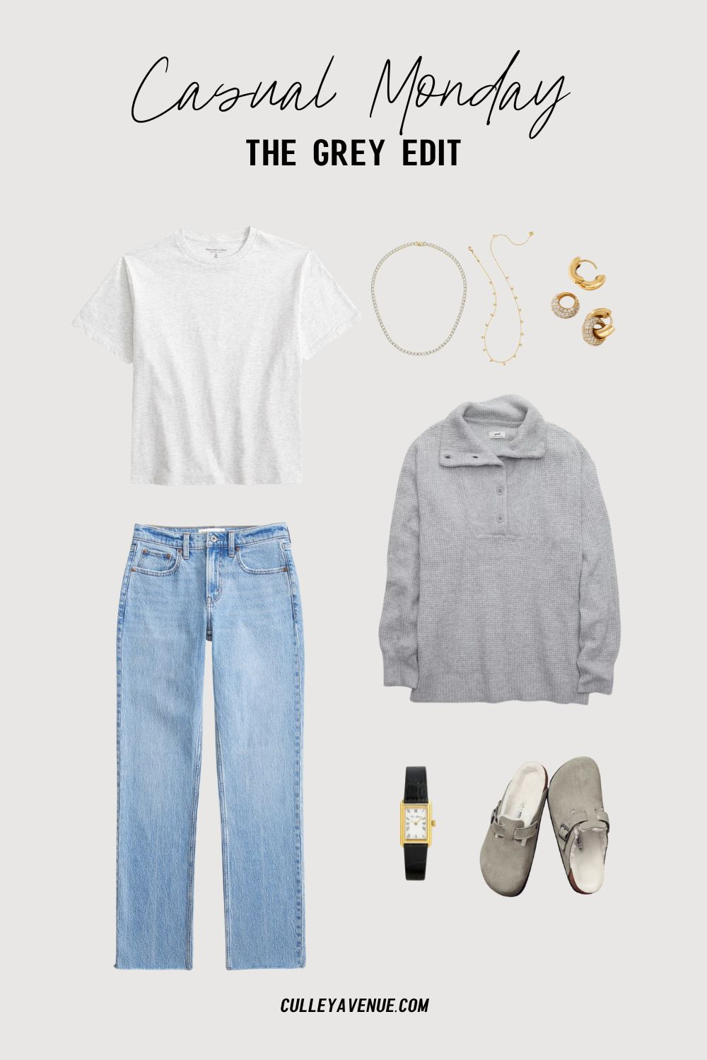 Casual grey, monotone outfit.  

 #LTKFindsUnder50 #LTKFindsUnder100 #LTKStyleTip
