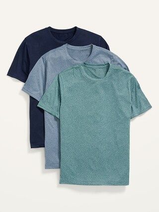 Go-Dry Cool Odor-Control Core T-Shirt 3-Pack for Men | Old Navy (US)