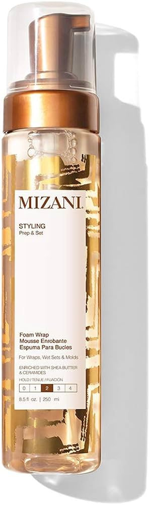 Mizani Styling Foam Wrap | Balances Hydration, Shine & Hold | with Shea Butter | Paraben-Free | f... | Amazon (US)