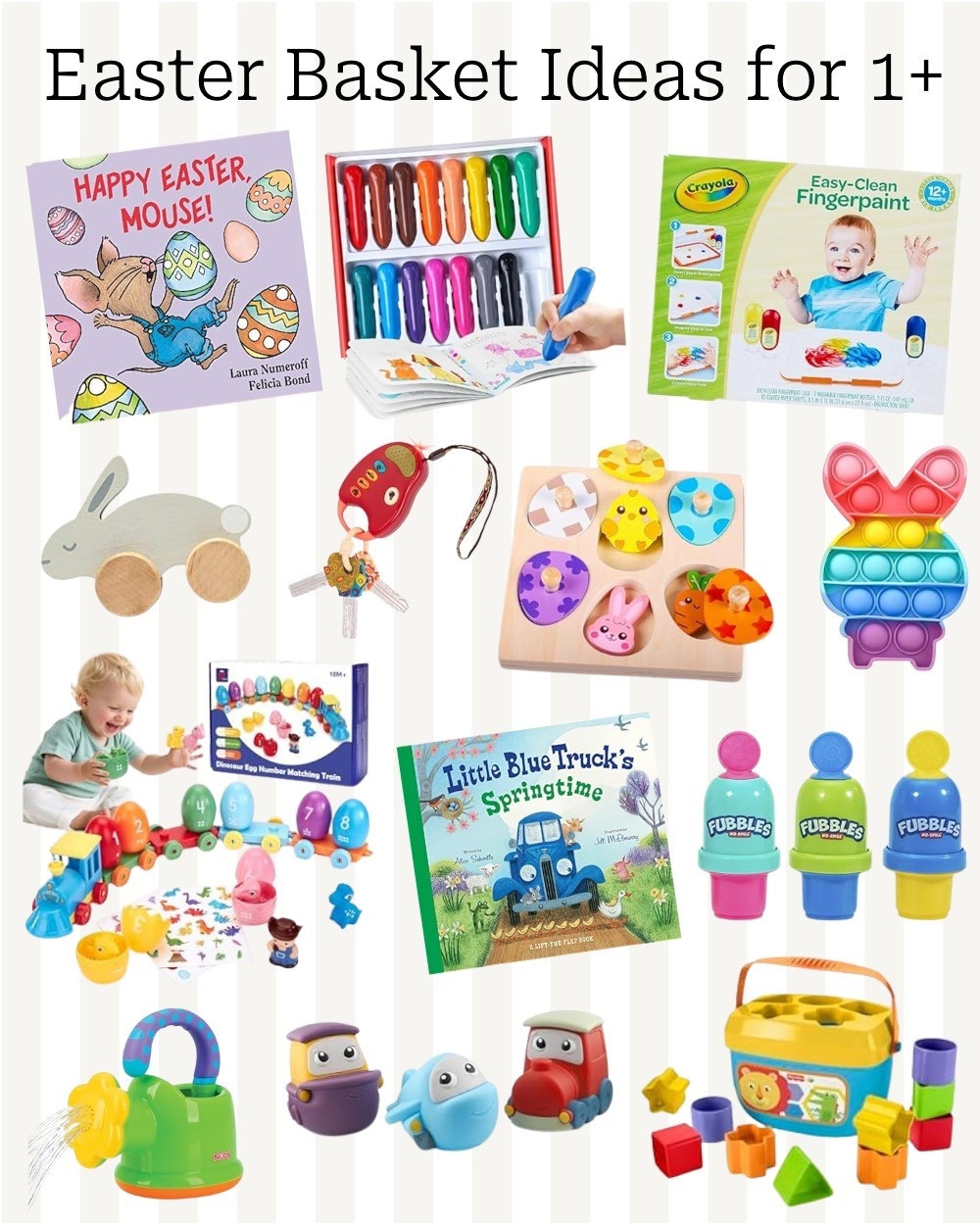 Easter basket ideas for one year olds 

#LTKBaby #LTKSpringSale #LTKSeasonal