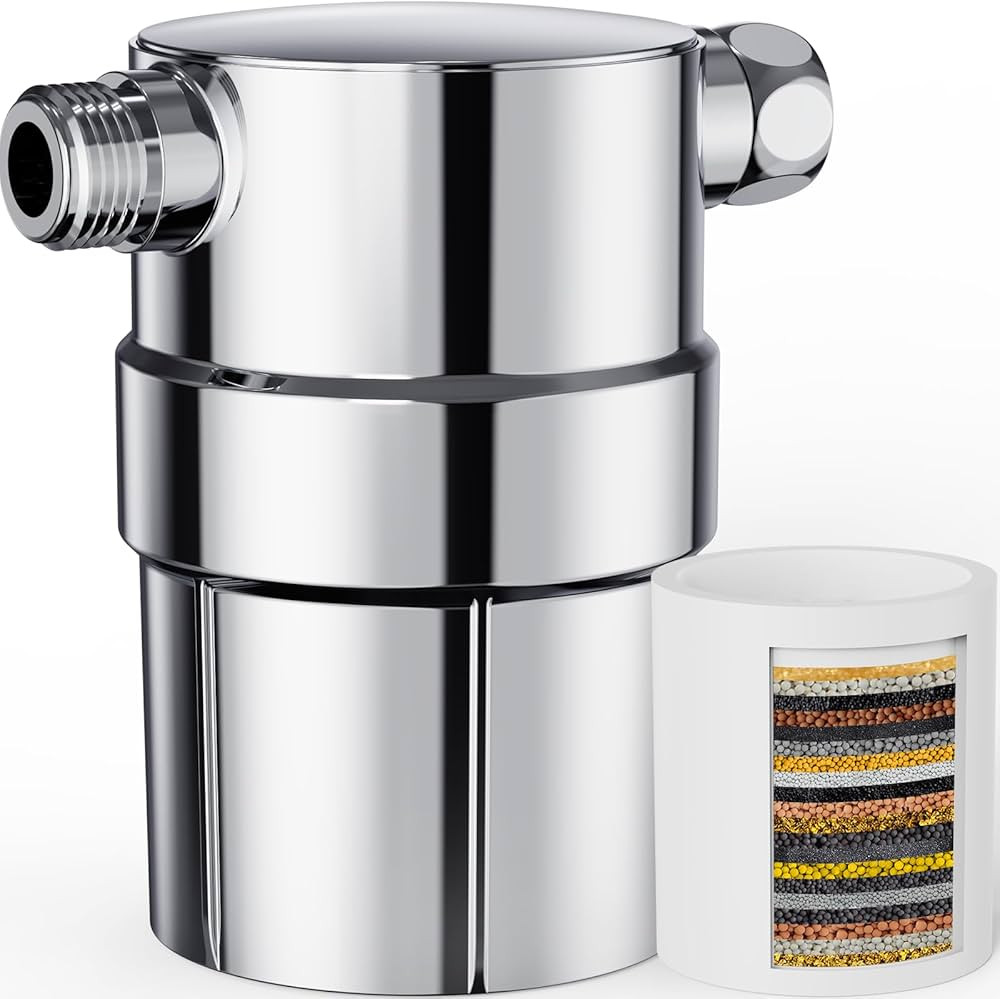 Shower Filter, SR SUN RISE 32 Stage Shower Head Filter for Hard Water Remove Toxic Chemicals,High... | Amazon (US)