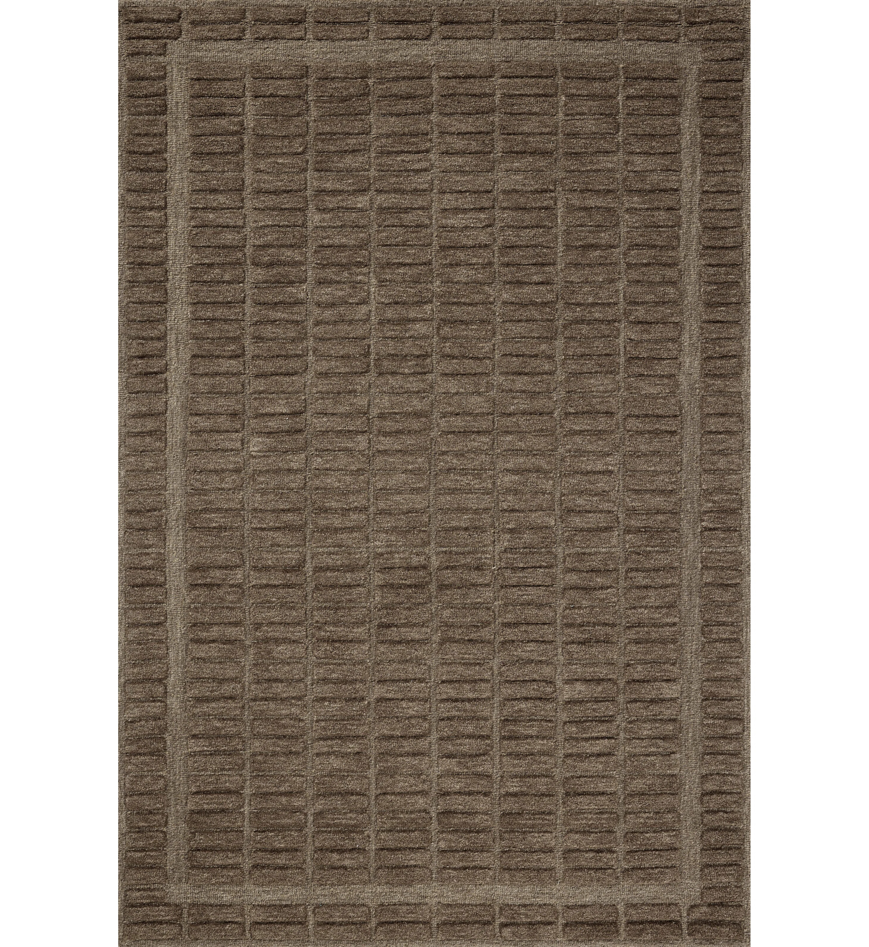 Chris Loves Julia x Loloi Bradley Cocoa / Cocoa Area Rug | Wayfair North America