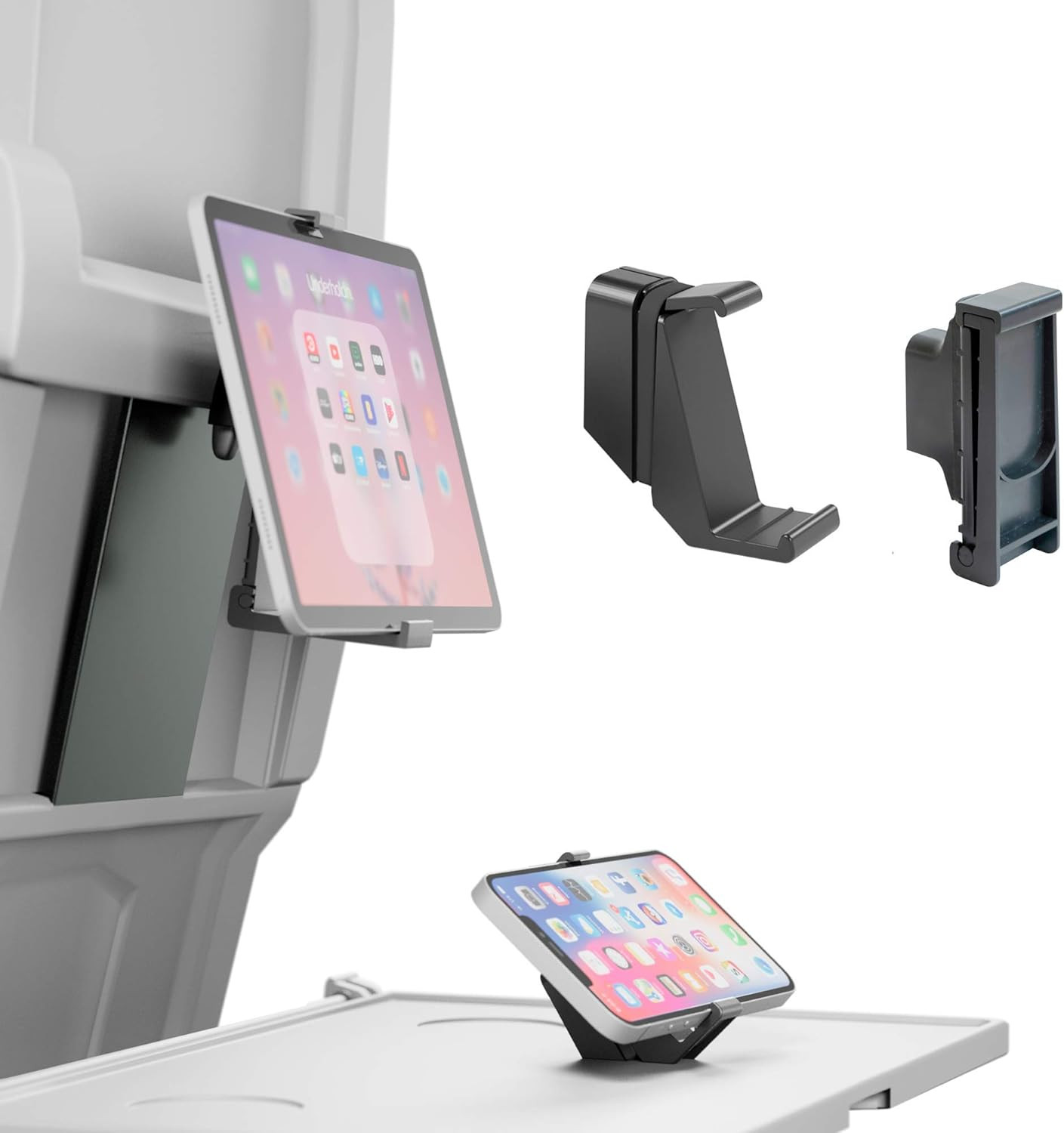 AIRMATE Duo - Combi Pack with Airplane Phone Holder & Tablet Stand - Adjustable Tablet Phone Stan... | Amazon (US)