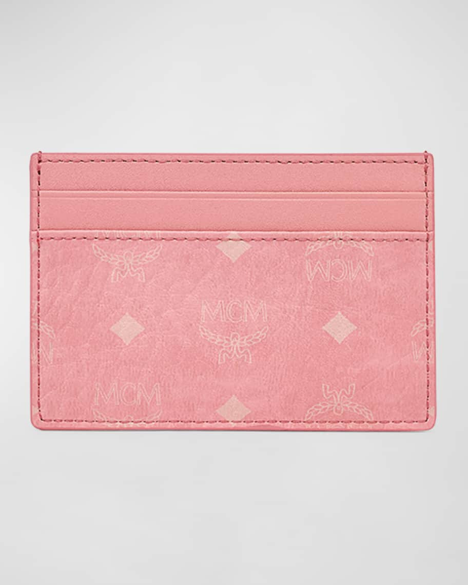 MCM Original Monogram Mini Card Case | Neiman Marcus