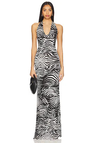 AFRM Rue Dress in Zebra Swirl from Revolve.com | Revolve Clothing (Global)