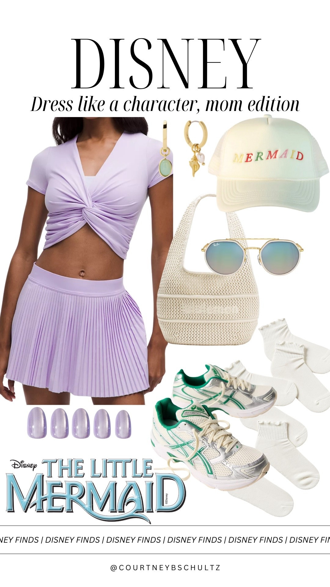 This look might not be for everyone but it is just TOO perfect for Ariel! 