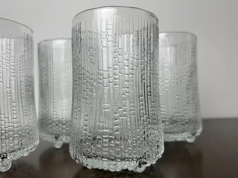 Vintage Tapio Wirkkala for Iittala Ultima Thule 5” Highball Glasses Set, Scandinavian/finnish M... | Etsy (US)