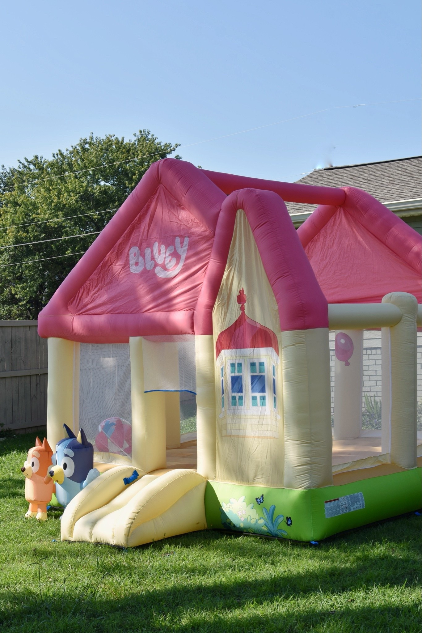 What a deal! Sam’s Club has the cutest bluey bounce house marked down to $150. We’re going to enjoy it this fall and theme my daughters’ birthday party as Bluey so we can use it at their party!! 🧡

#LTKmomlife #LTKKids