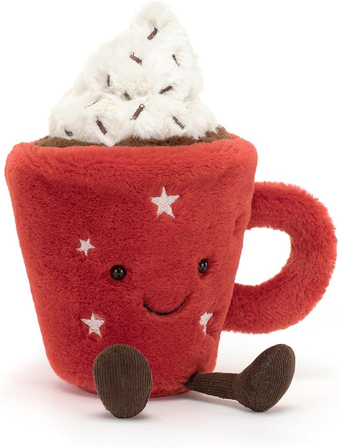 Jellycat Amuseables Hot Chocolate Stuffed Toy, 9.5 inches | Food Plush | Christmas | Amazon (US)