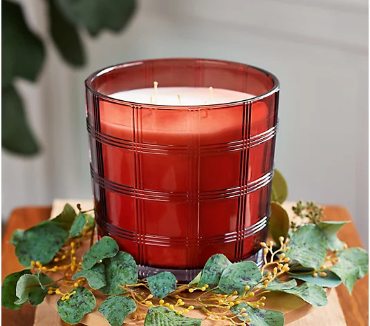 HomeWorx by Slatkin & Co. 80 oz Spiced Apple Crumb Candle | QVC