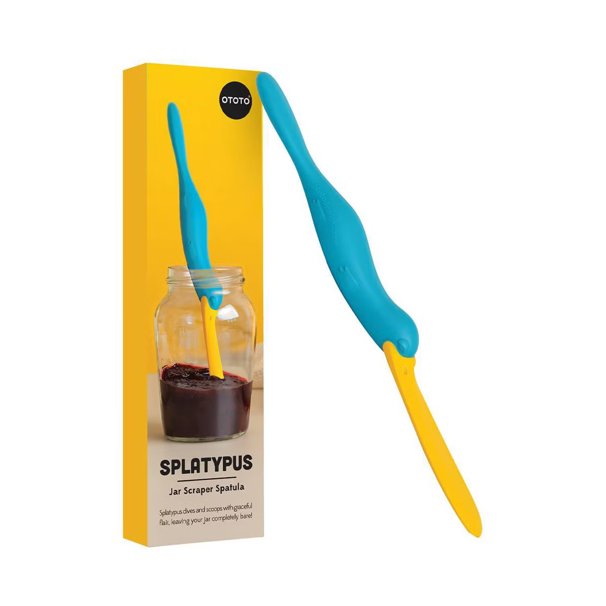 Ototo Holiday Gift Silicone Splatypus Jar Spatula Scraper | Target