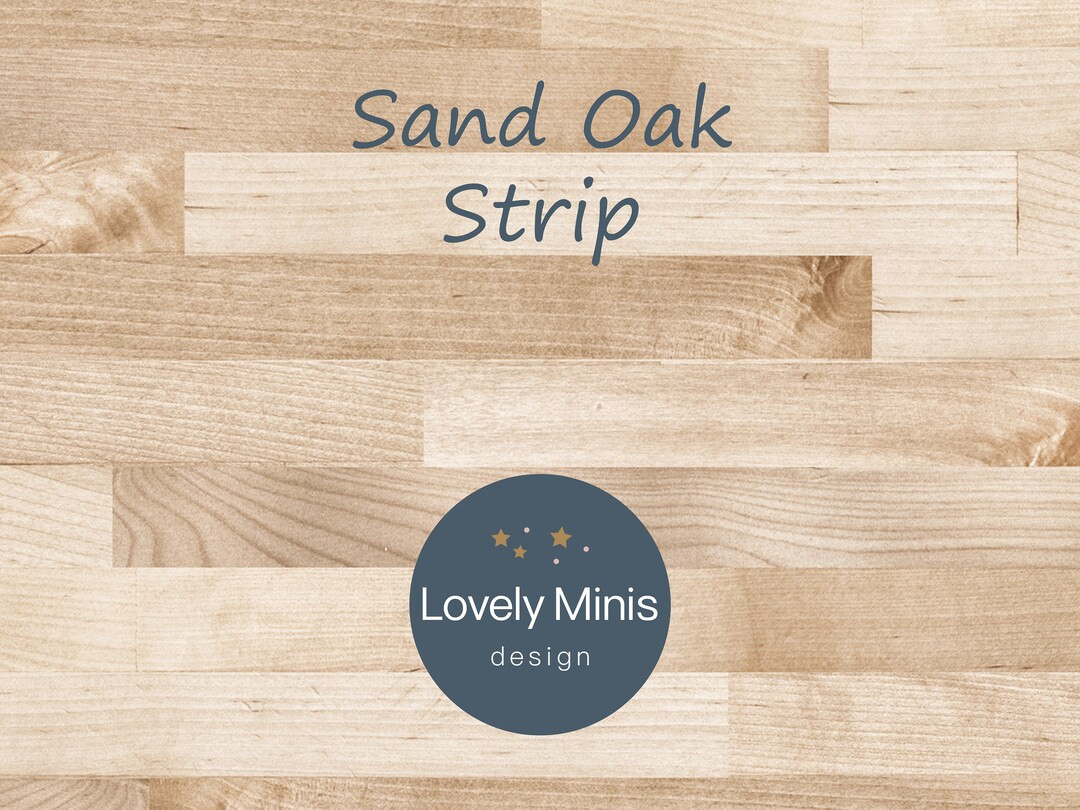 Dollhouse Wood Flooring Sand Oak, 1:12 scale - US letter, A4, Tabloid, A3- Miniature Parquet Wall... | Etsy (US)
