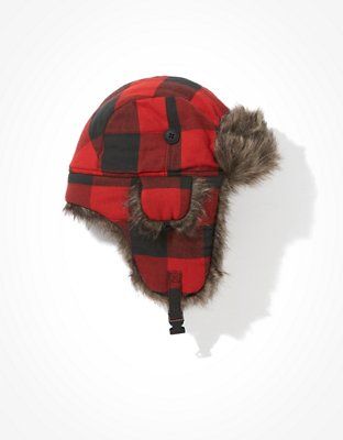AEO Plaid Trapper Hat | American Eagle Outfitters (US & CA)