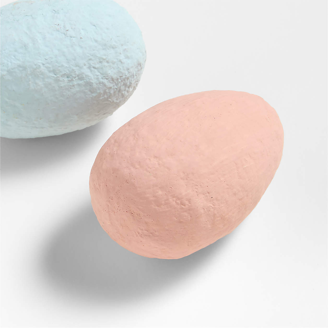 Pastel Colored Cotton Mache Decorative Easter Eggs, Set of 12 + Reviews | Crate & Barrel | Crate & Barrel