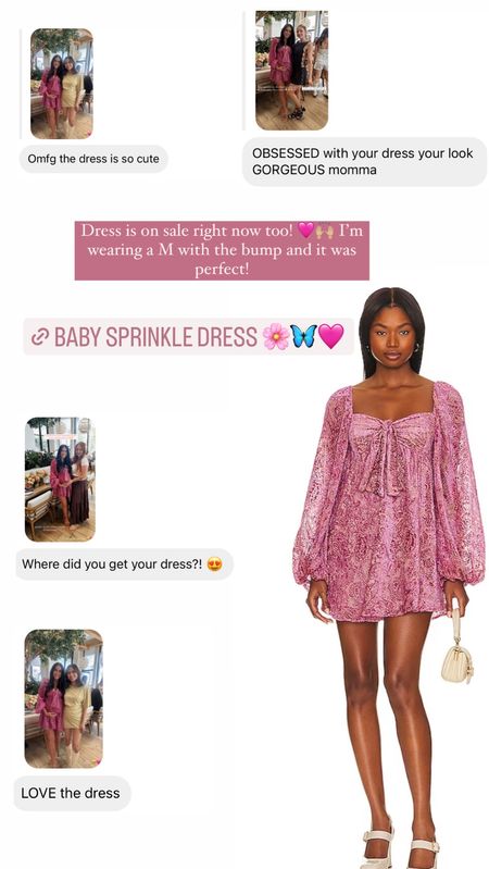 Baby sprinkle dress on sale! Sized up to a M with the bump 

Baby shower dress



#LTKShoeCrush #LTKBump #LTKBaby