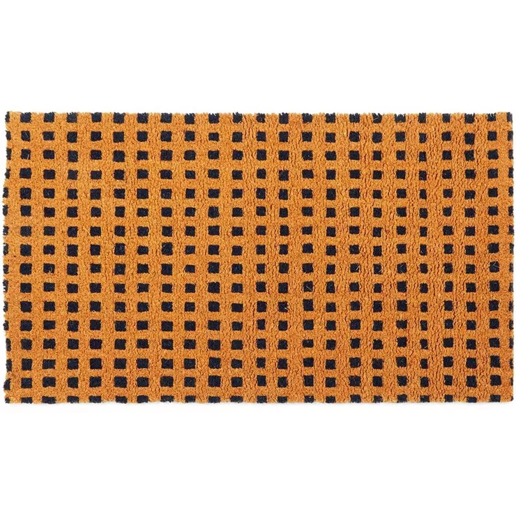 Juvale Coco Coir Welcome Door Mat Front Doormat Non Slip Rugs for Indoor Outdoor Entrance, Grid D... | Target