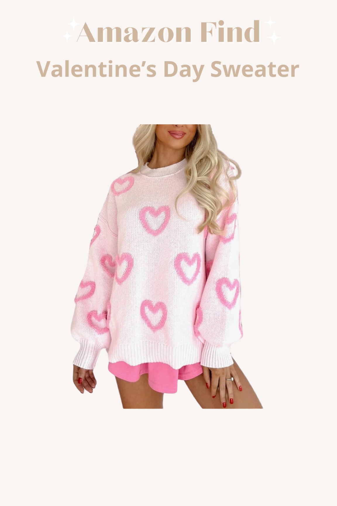 Amazon Find // Valentine’s Day Sweater 