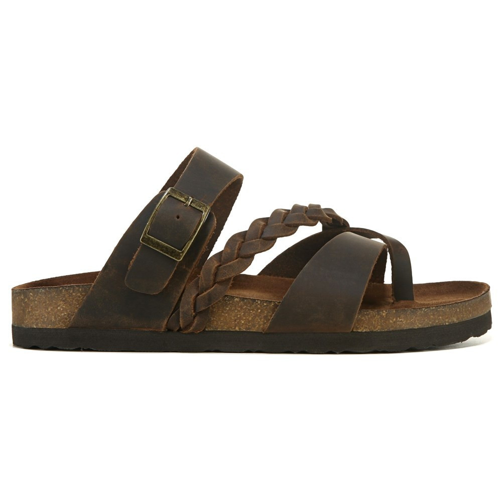 Women's Hazy Leather Footbed Sandal | Famous Footwear