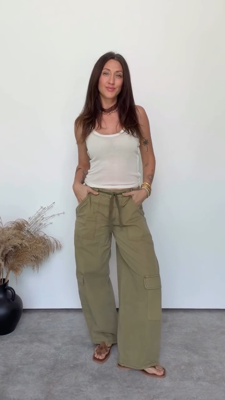 These pants are so comfortable! They’re a NEW arrival that just landed! ✨ 

Wearing the 27” cargo pants and small top 

Cargo pants style | easy outfits for moms | cool girl outfits in your 40s

#LTKootd #LTKSeasonal