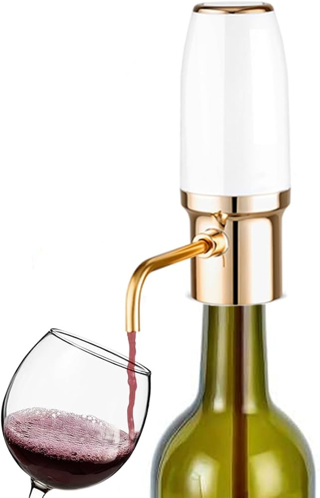 Electric Wine Aerator Pourer Spout, Wine Air Aerator Pourer, Red Wine Decanter and Dispenser, USB... | Amazon (US)