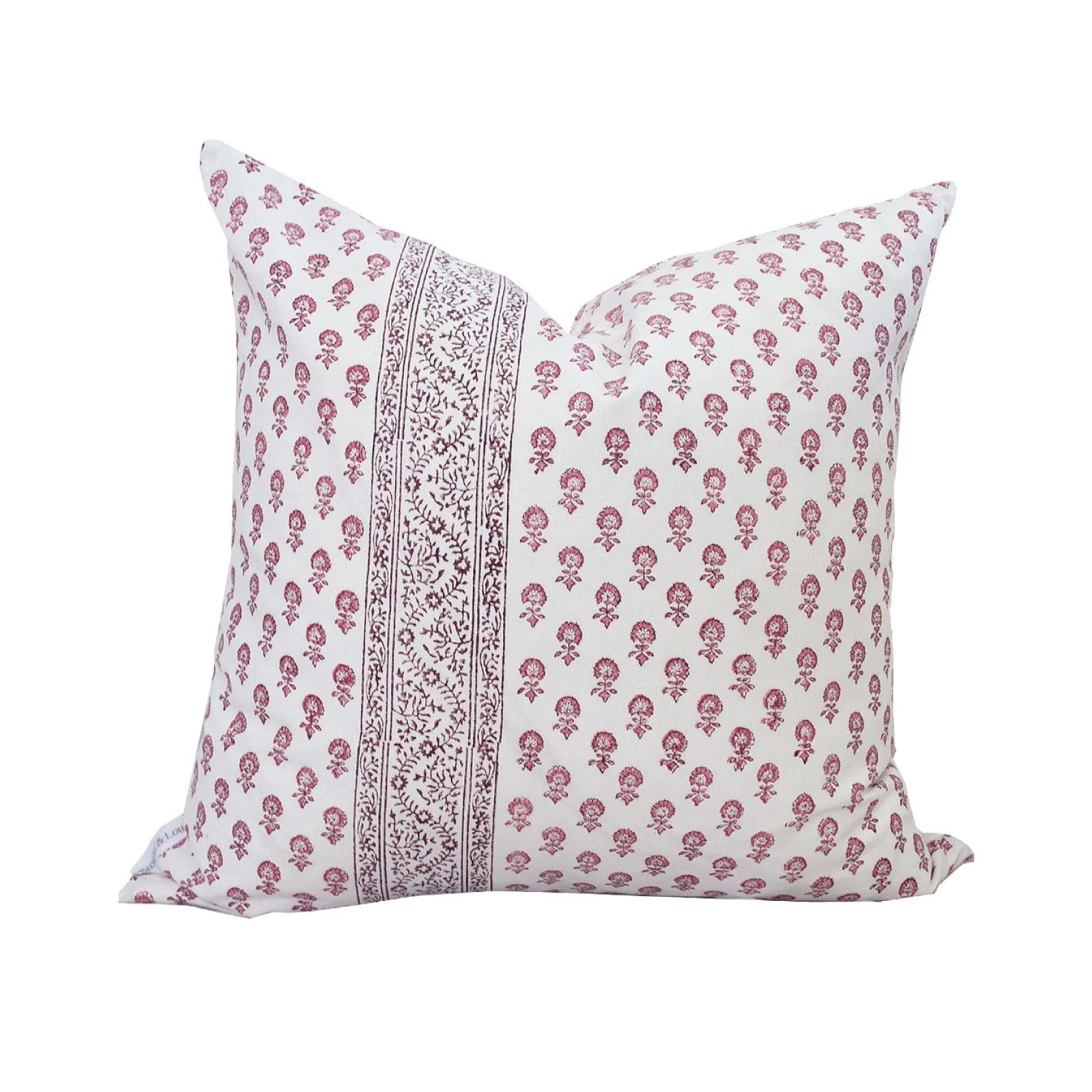 Lyla Stripe Pillow in Rose | Brooke and Lou