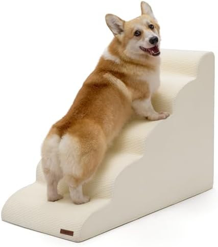 Lesure Dog Stairs for Large Dogs Pet Steps Ramp for High Bed with CertiPUR-US Certified Foam with... | Amazon (US)