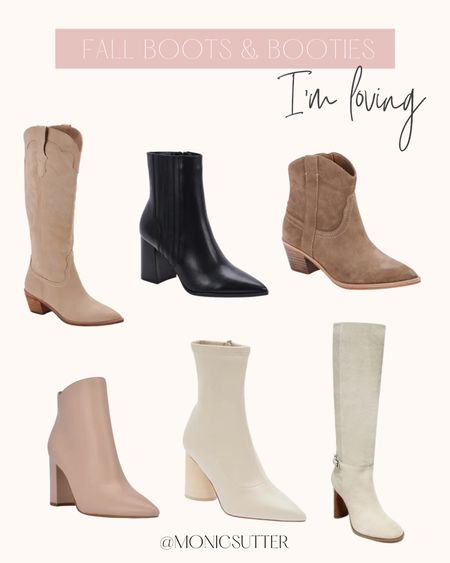 Fall boots and booties 

#LTKshoecrush #LTKSeasonal #LTKstyletip