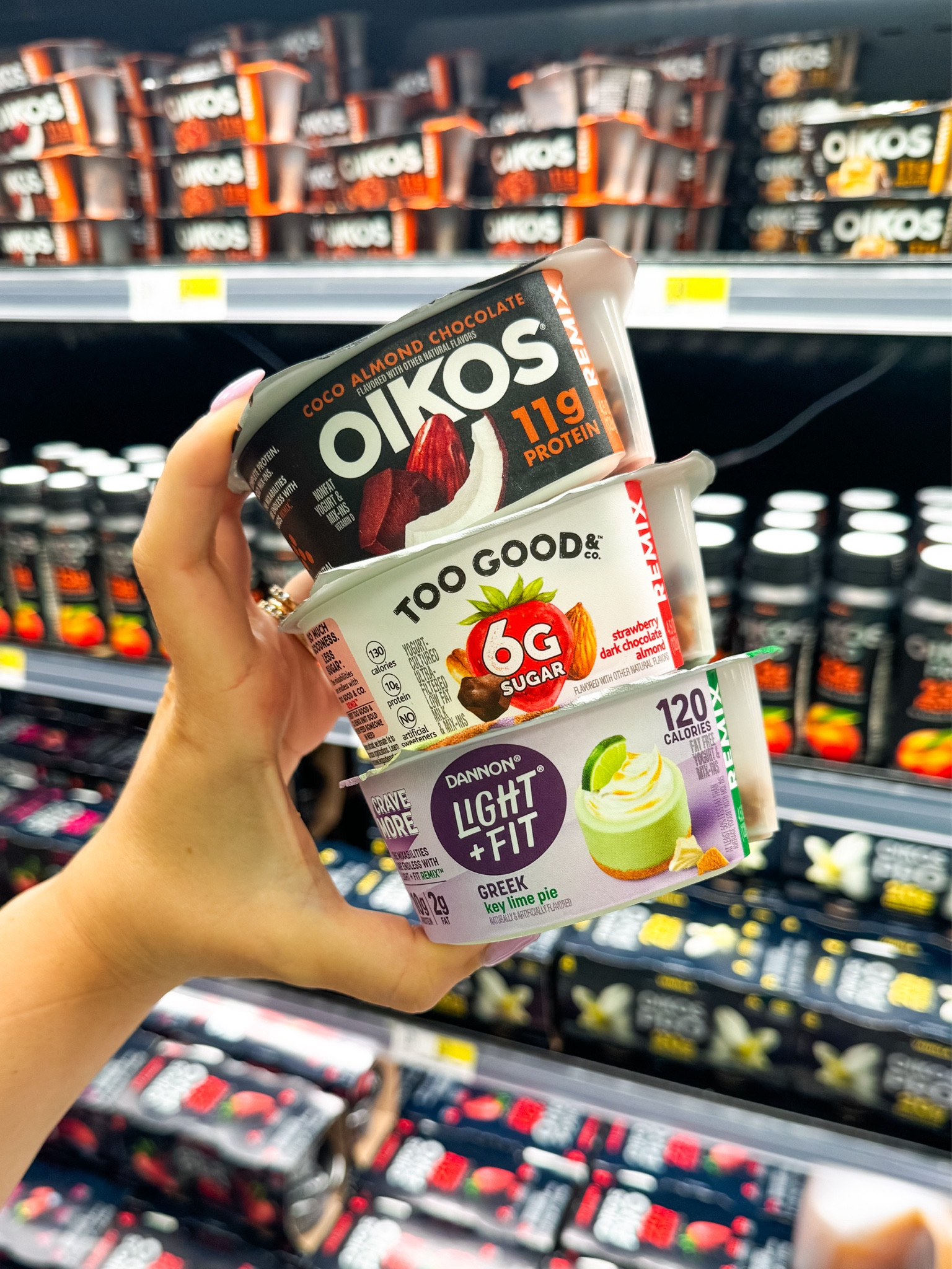 New favorite snack alert 🚨  #ad, @Target, @oikos, @lightandfit, @toogoodandco, #Target, #TargetPartner, #remixyogurt, #remixyoursnack, #remixtarget