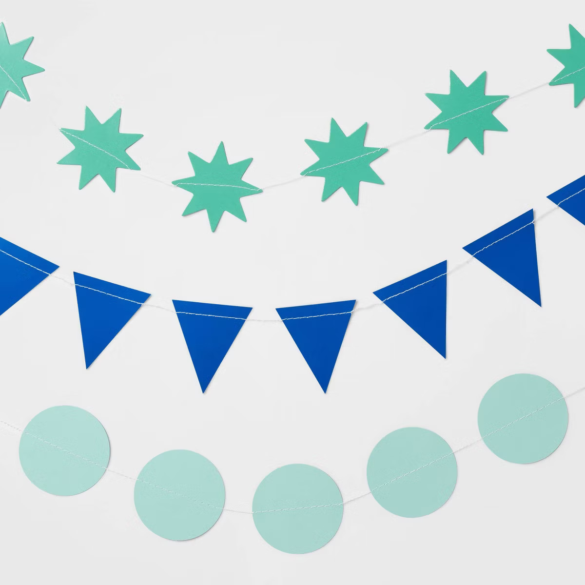 3ct Paper Stitched Garlands - Spritz™ | Target