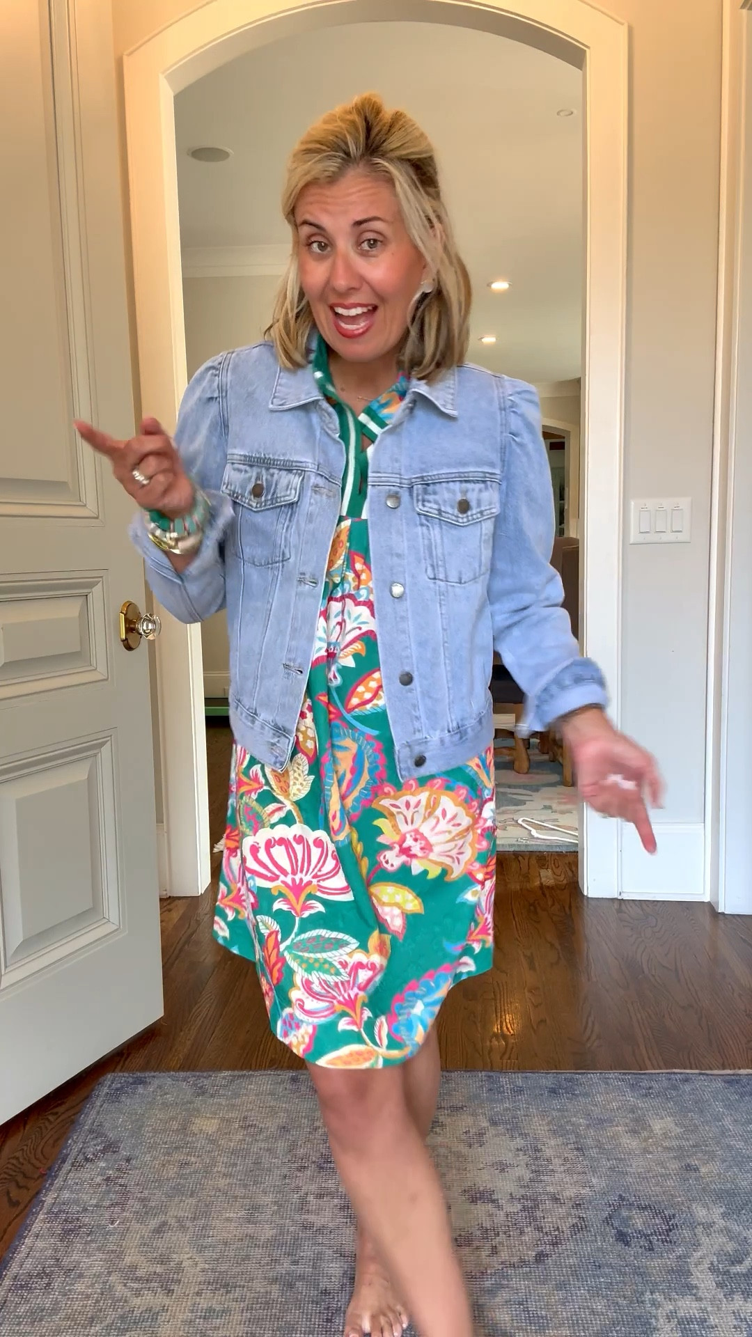 Let’s talk about the perfect denim jacket! I wore my first one out, and I just got the updated version. Avara has the best lightweight jackets. I’m in a small dress, small jacket & 8 wedge tts. 

#LTKOver40 #LTKootd #LTKdayinmylife