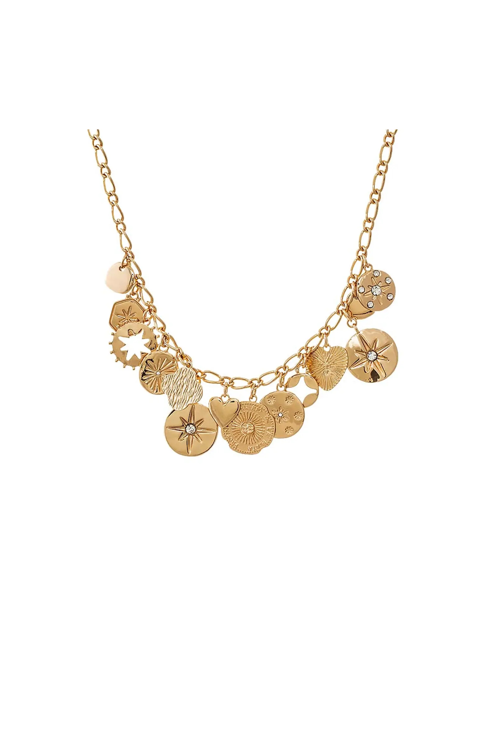 Gold Medallion Charm Necklace | Nordstrom