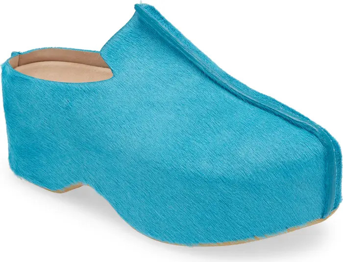 JW Anderson Genuine Calf Hair Platform Clog (Men) | Nordstrom | Nordstrom