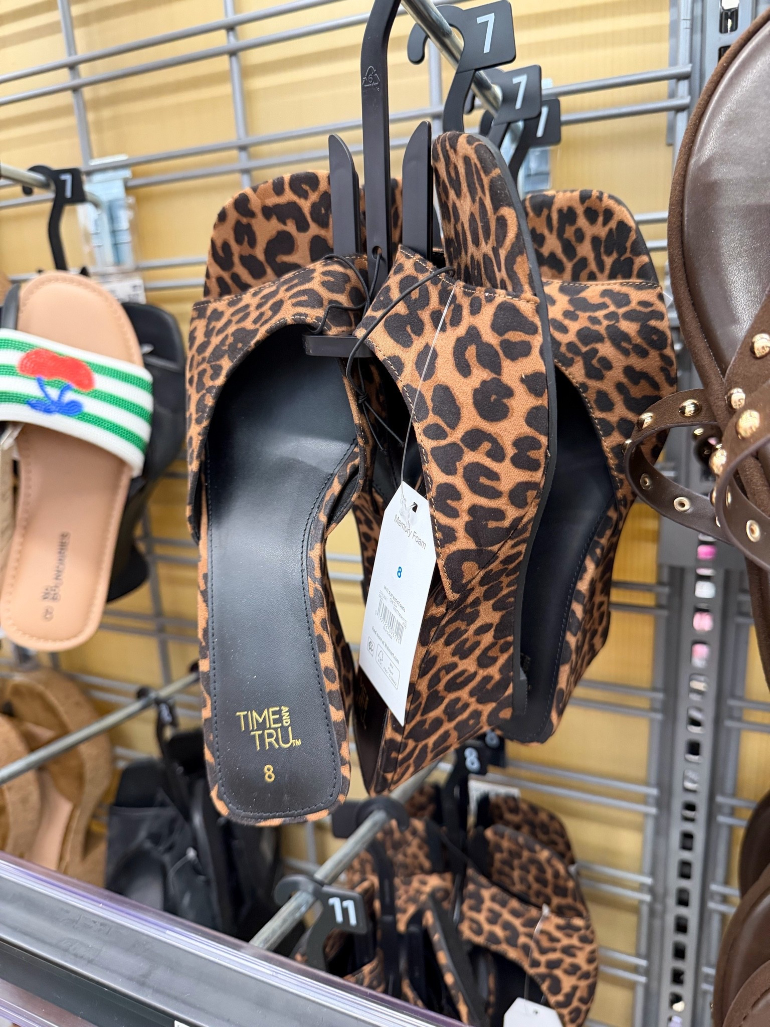 Leopard print wedges at Walmart, I’m not loving these but maybe the look will grow on me