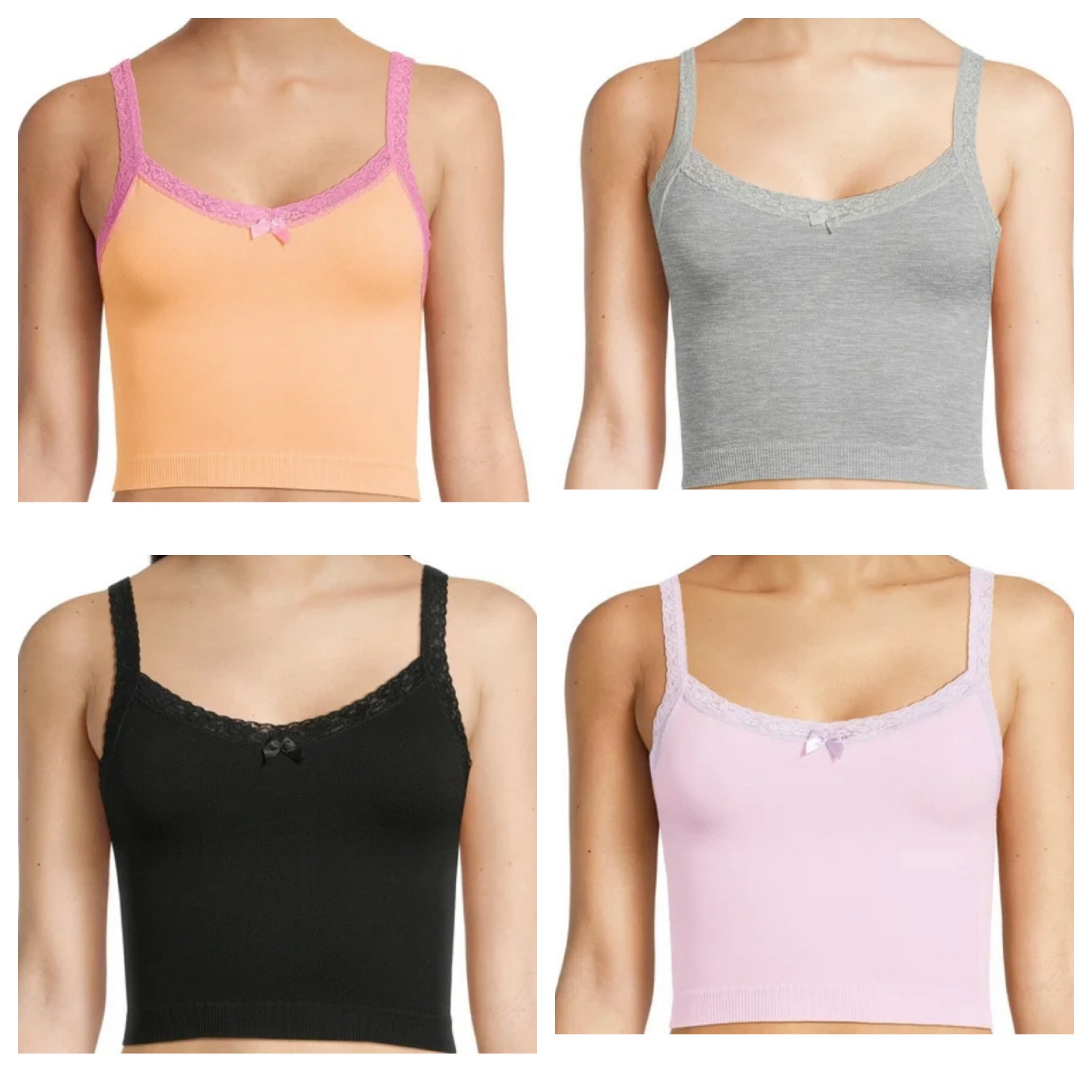 No Boundaries Juniors' Lace Trim Cami, Sizes S-3XL

#LTKfindsunder50 #LTKstyletip