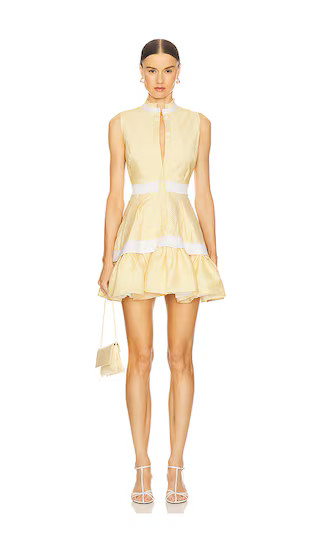 Natacha Dress in Yellow Stripes | Revolve Clothing (Global)