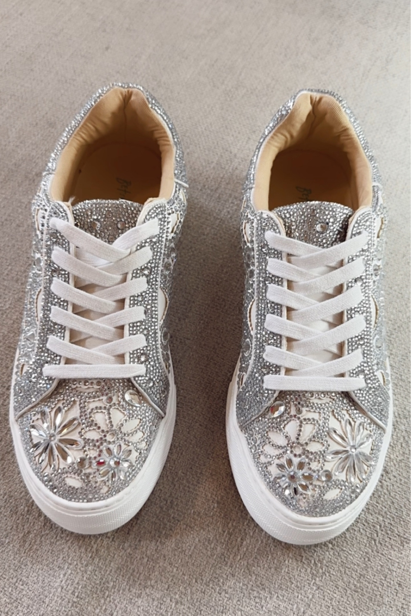Crystal embellish sneakers! Great Christmas gift or for the bride to be

#LTKstyletip #LTKGiftGuide #LTKshoecrush