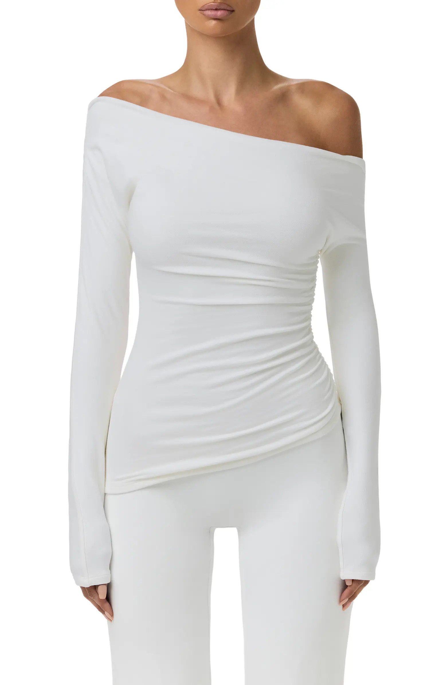 Off the Shoulder Ruched Top | Nordstrom