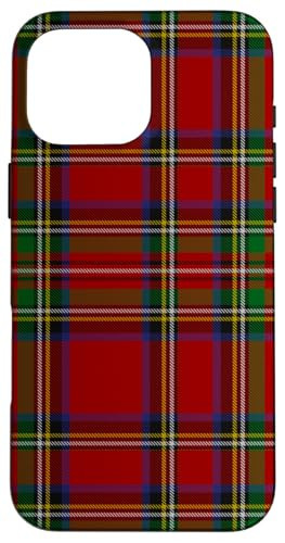 Royal Stewart Tartan Scottish Plaid Scotland Gifts Case for iPhone 16 Pro Max | Amazon (US)