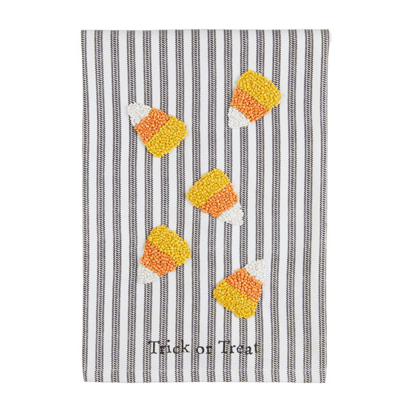 Candy Corn Bead Towel | Mud Pie