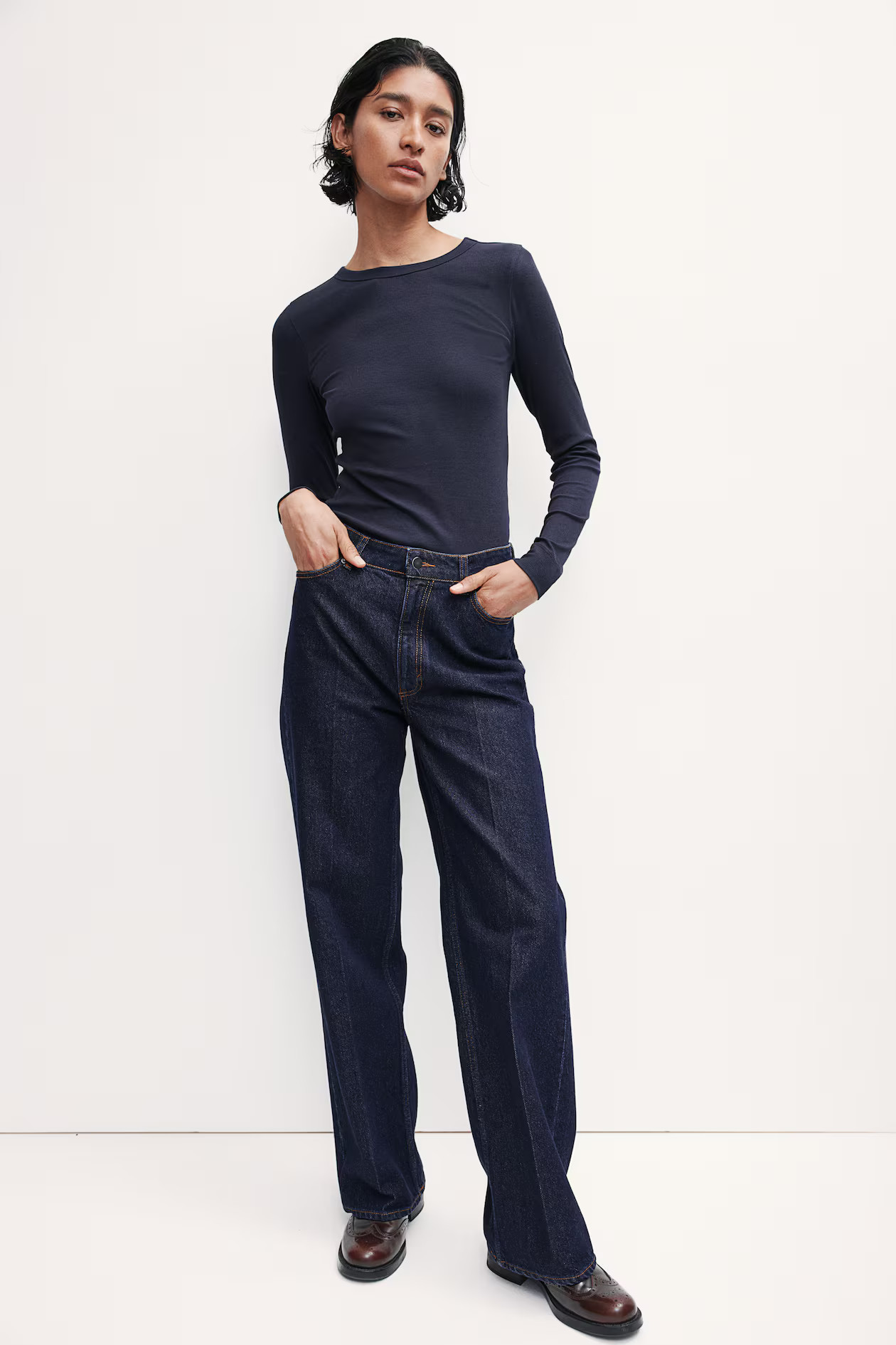 Ribbed Modal-blend Top | H&M (US + CA)