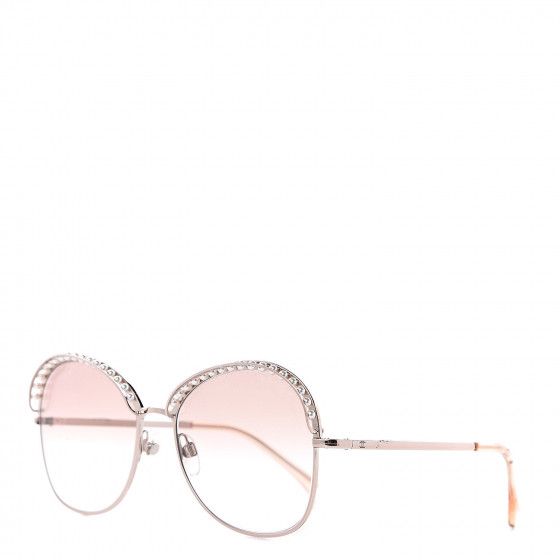 Pearl Sunglasses 4246-H Silver Beige | Fashionphile