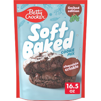 Betty Crocker Soft Baked Chocolate Crinkle Cookie Mix - 16.5oz | Target