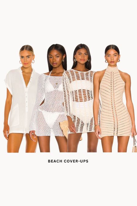Some of the cutest beach cover ups i’ve seen! 🤍✨ 

beach l cover up l swim cover 