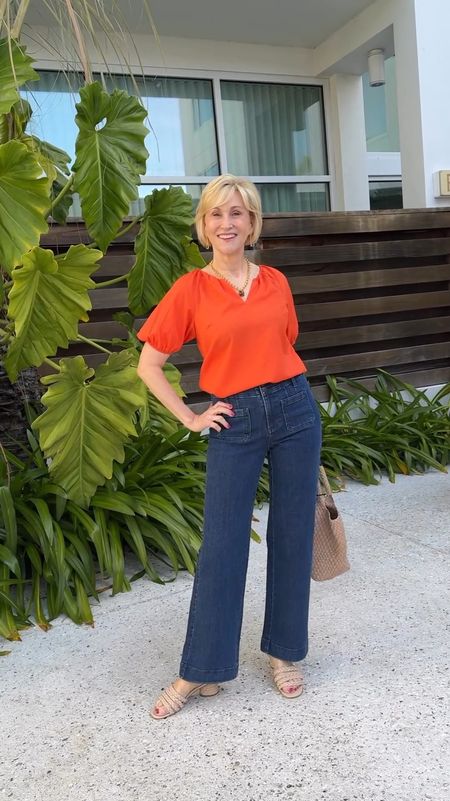 Wide leg jeans are trending for spring and I couldn’t be more thrilled! They offer relaxed and comfortable fit, elongate your legs and the patch pocket details offer a pretty finishing touch.

This entire look is from @talbots 


#LTKover40 #LTKVideo #LTKstyletip
